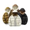 Winter Clothes New H Men's Fake Two-piece Cotton Clothes Thickened Hooded Trendy Brand Love High-quality New Cotton-padded Clothes