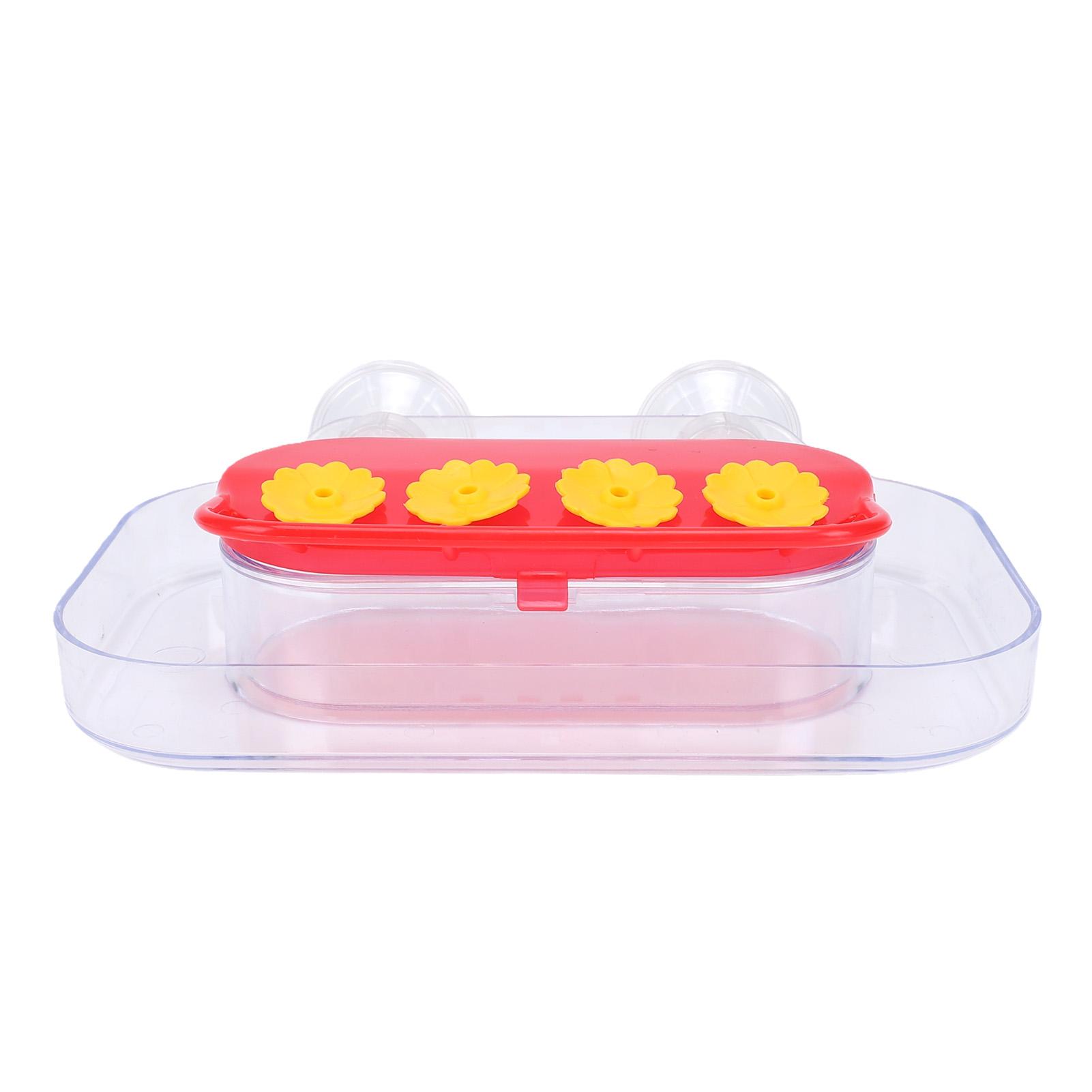 

Suction Cup Bird Water Feeder Bird Water Drinker Refillable Window Feeder for Viewing Bird Watching