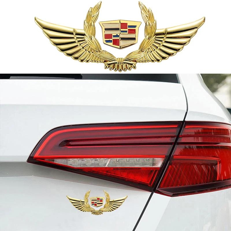 Metal Car Body Stickers Emblem for Cadillac Escalade CTS ATS SRX Deville BLS XT4 XT5 XT6 STS XTS SLR XLR CT4 CT5 CT6 Accessories