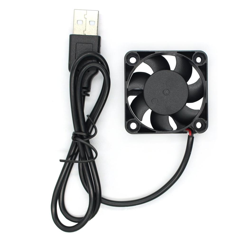 ANVISION 2-Pack 40 x 40 x 10mm 4010 Dual Ball Bearing DC 5V USB Brushless Cooling Fan
