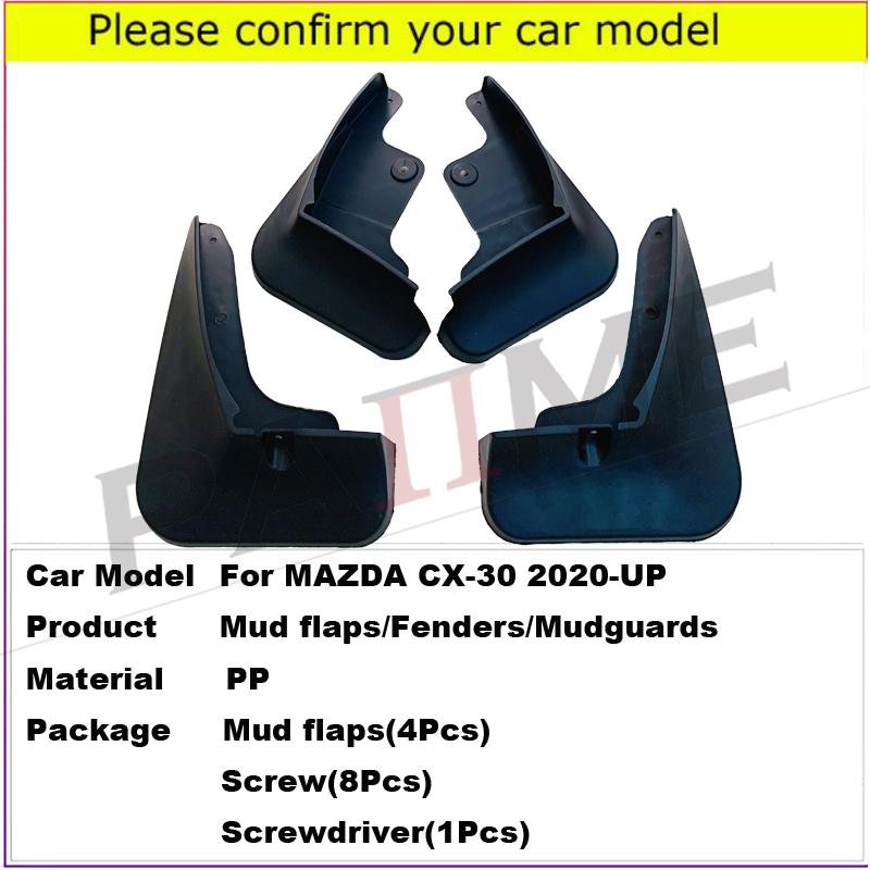 

Брызговики для Mazda CX30 CX-30 хэтчбек, брызговики, брызговики, передние и задние крылья
