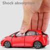 1/32 HONDA Fit GK5 Alloy Car Model Diecast Metal Toy Vehicles Car Model High Simulation Sound and Light Collection Children Gift