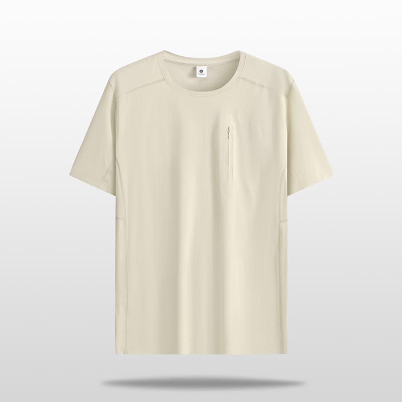 

Men s T-shirt Ice Silk Short Sleeve Short Sleeve Loose Large Size Stretch Sports Top Sweat-wicking Breathable Casual Sports T-shirt 2XL хаки