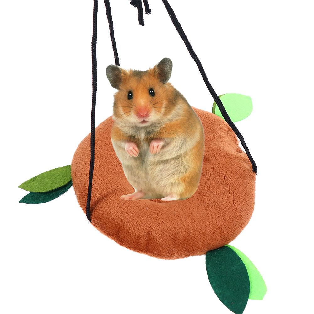 Eichhörnchen Weiches Etagenbett Warm Hängend Spielendes Hamsterbett Haustier Schaukelkäfig Seil Papagei Hängematte