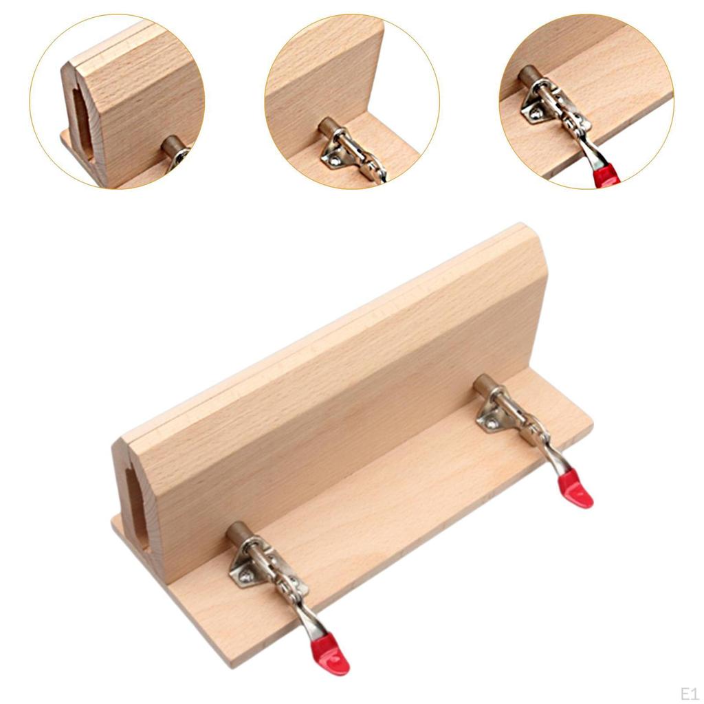 Wood Leathercraft Clamp Wooden Leather Fix Firmly Horizontal Craft DIY Clip Retaining