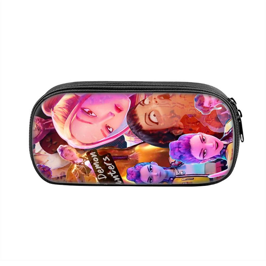 Printed Peripheral Pencil Bag Witch Girls Group Primary And Secondary School Students Pencil Case