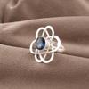 London Blue Topaz Ring, 925 Solid Sterling Silver Gemstone Jewelry, Handmade Ring, For Thanksgiving Gift