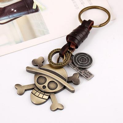 Anime One Piece Crâne Pendentif Porte-clés Décor