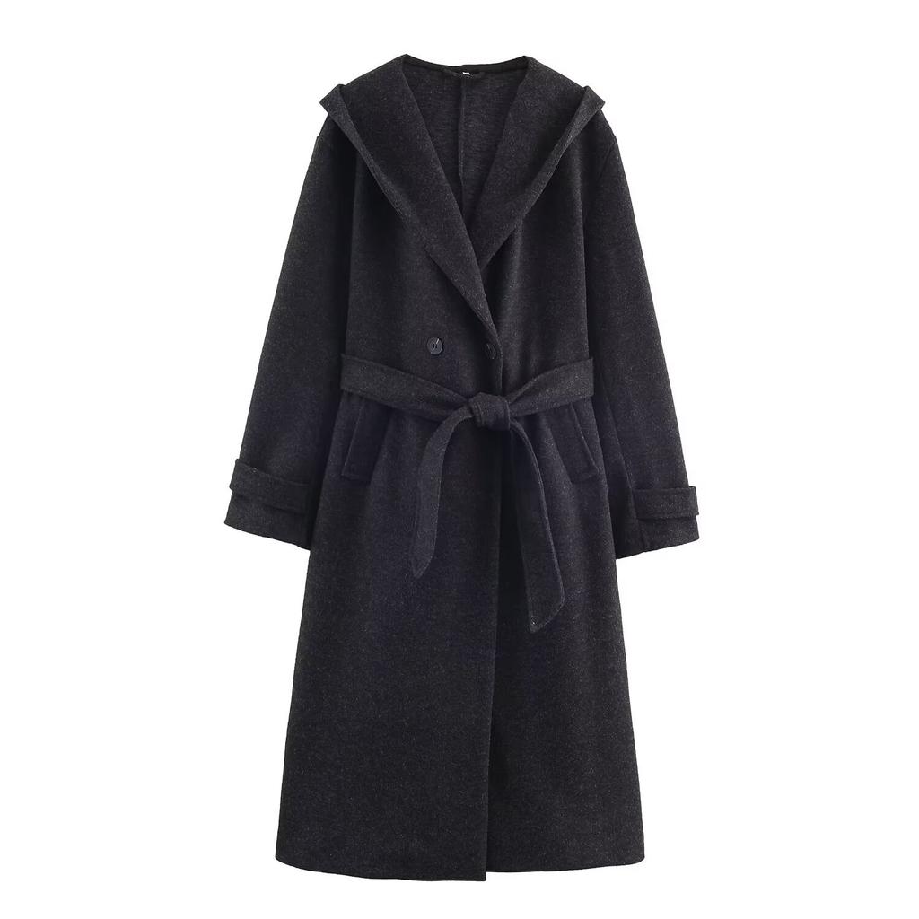 European and American style, new women's clothing, fashionable, casual soft hooded coat jacket 3046273