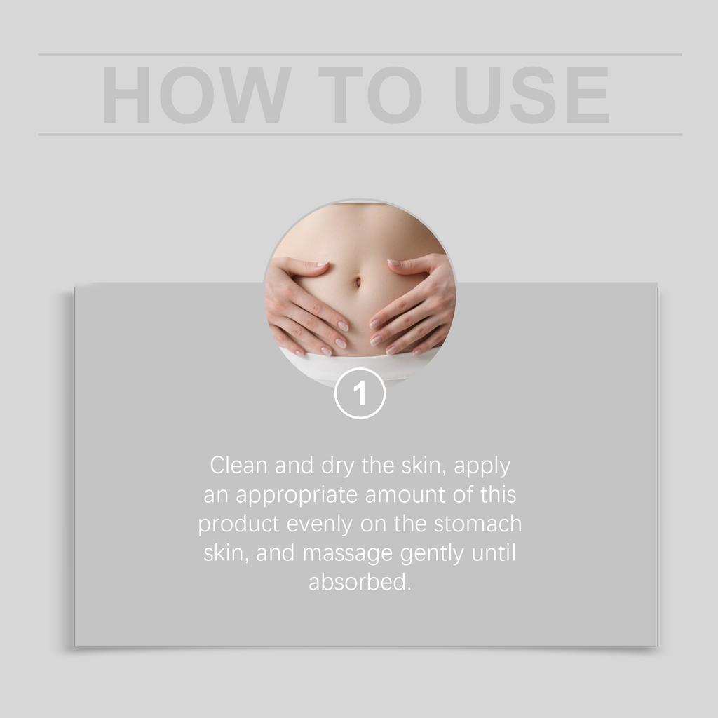 Herbal Gel Comfort Massage Cream Herbal Massage Cream Is Suitable For Stomach Discomfort And Bloating