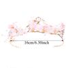 Elegant Pink Floral Crown Vintage Princess Rhinestone Tiara  Photography Props