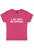 I Am% Delusional YK Baby Tee Cherrykitten Printed T-Shirt Short Sleeve Top
