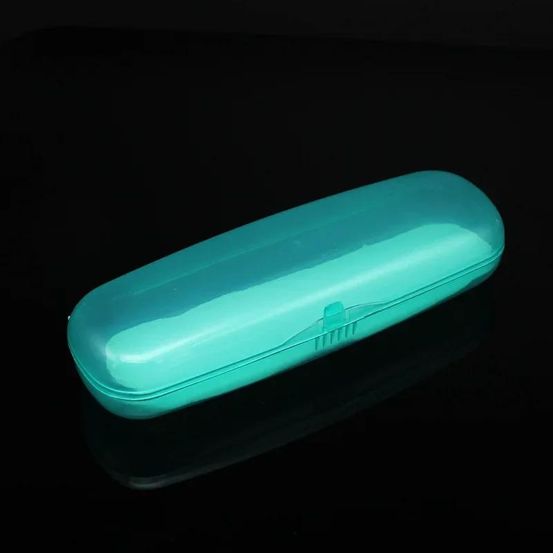 Translucent Colored Waterproof Plastic Glasses Cases Hard Eyeglasses Storage Box Myopia Reading Glasses Accessories Wholesale
