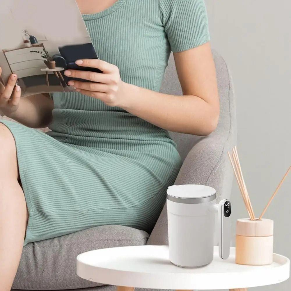 Digitalanzeige Automatischer Rührbecher Staubdichter Deckel Elektrischer Rührbecher Milch