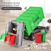 Inertial Garbage Truck Toy with Inflatable Lift and Sorting Bins - Kids' Sanitation and Sweeping Simulation