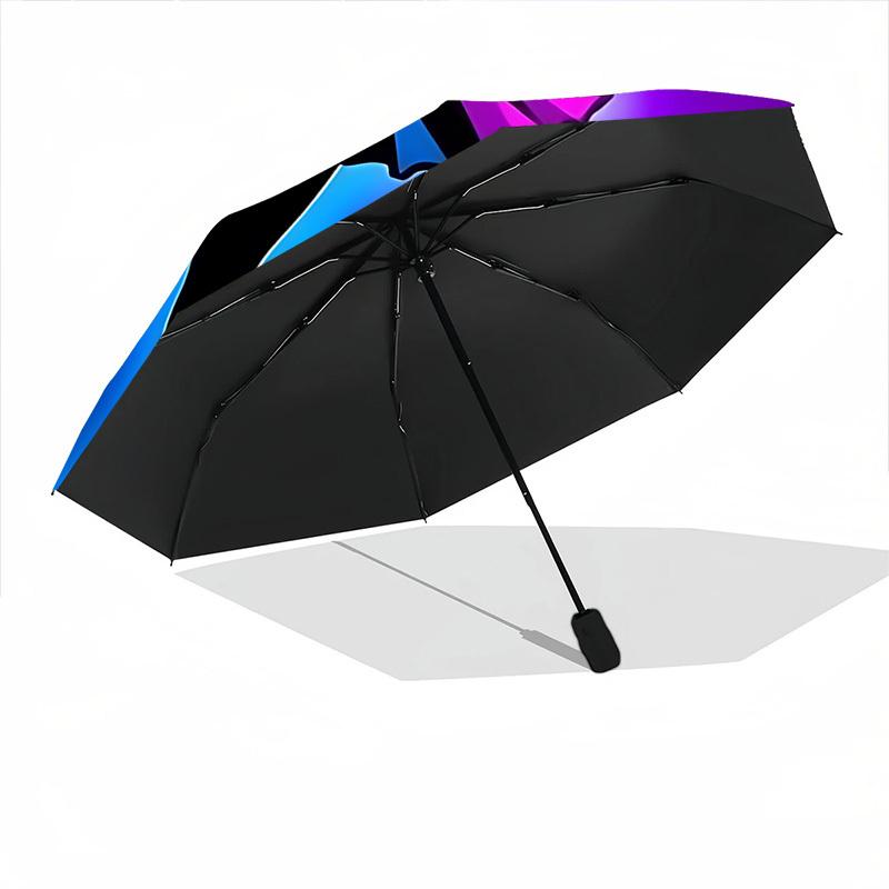 1pc Dance Art Automatic Folding Umbrella - 8-Rib Compact Travel Umbrella Durable & Portable for Outdoor Use, Perfect Gift for Birthdays006