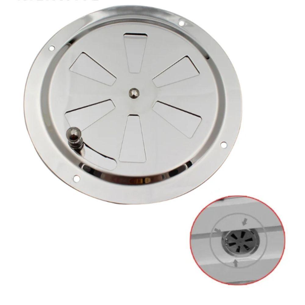 Polished Stainless Finish Marine Ventilation 316 Stainless Steel Ventilation Plate  Yacht Cabin