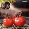Color-Changing Persimmon Tea Pet Ornament