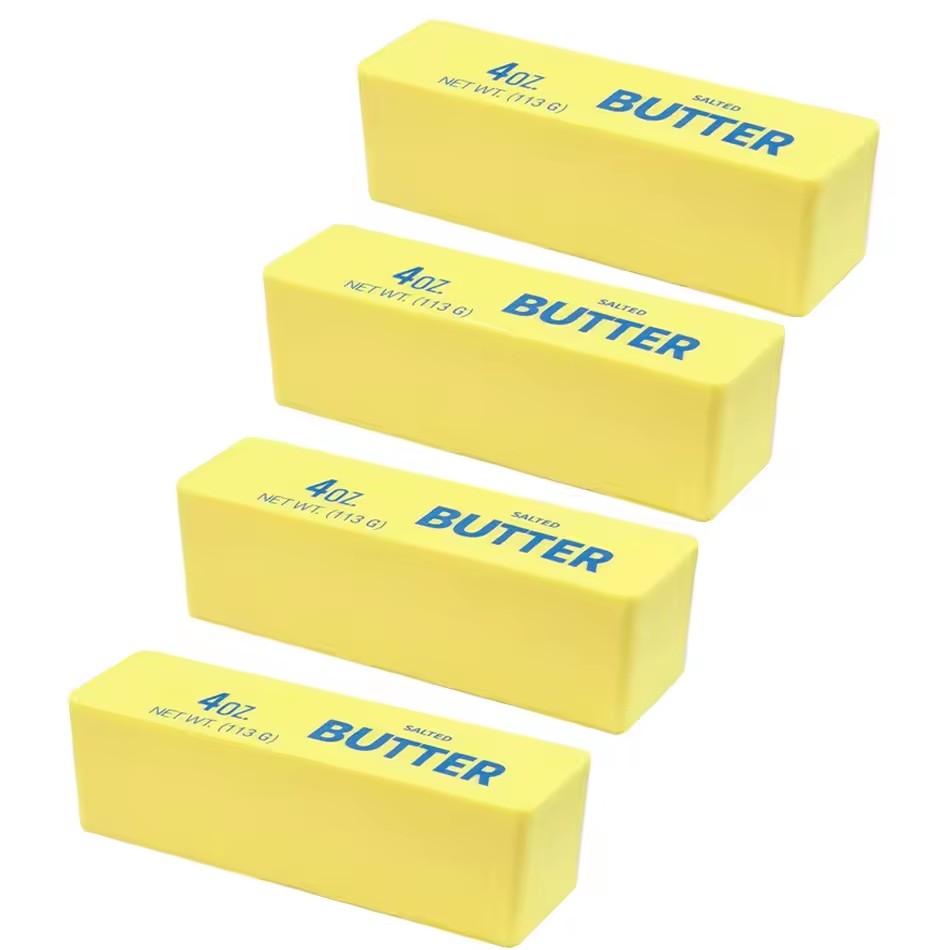 Spielzeug Neuer Butterstick Fidget Squishy Elastischer Käse-Stick Lustiges Dekompressions-Stress-Angst-Linderungs-Spiel Knet-Streich-Spielzeug
