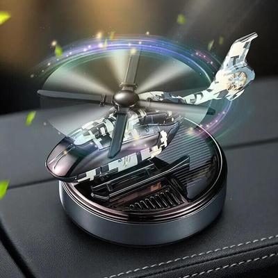 Auto-Helikopter, Solar-Diffusor mit rotierendem Duft, Auto-Duft, Dekoration, Auto-Lufterfrischer, Ornamente, Deodorant, Parfüm-Diffusor