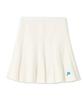 MAYOL M Embroidered Pleated Knit Skirt_Ivory