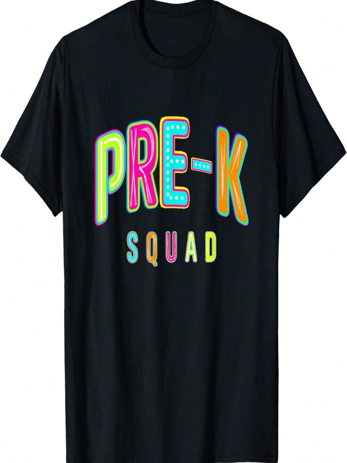 Pre-K Dream Team Teacher Squad Back To School Fun Girl Boy T-Shirt S разноцветный