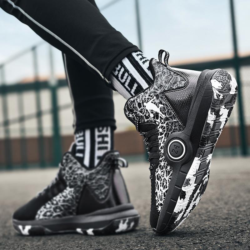 New Kobe Sneakers Men's Basketball Breathable Older Children's Sneakers Trendy Summer Mesh Teen Student Shoes