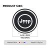 2pcs Silicone Car Cup Holder Coaster Non-Slip Anti Dust Cup Mat For Jeep Grand Cherokee Compass Patriot Renegade Wrangler AJQ1