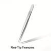 Stainless Steel Precision Pointed Tweezers, Beauty Makeup Eyebrow Pliers, Hair Removal , Accurate Pimple/Blackhead Extraction