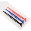 FOSHIO Vinyl Car Wrapping Flexible Micro Squeegee Curves Slot Tint Tool Set 3 In 1 with Different Hardness for Talling Vehicle Wraps and Auto