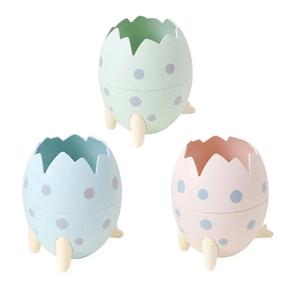 Novelty Cute Dinosaur Egg Plastic Pen Holder Stand Office Desk Organizer Pencil Pot Container Stationery Storage Box Kids Gift
