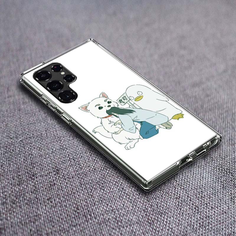 Anime Gintama Mr. Raindrop Phone Case For Samsung Galaxy S24 S23 S21 S20 FE S22 S26 Ultra S25 Edge S10 Plus Cover Clear TPU Capa