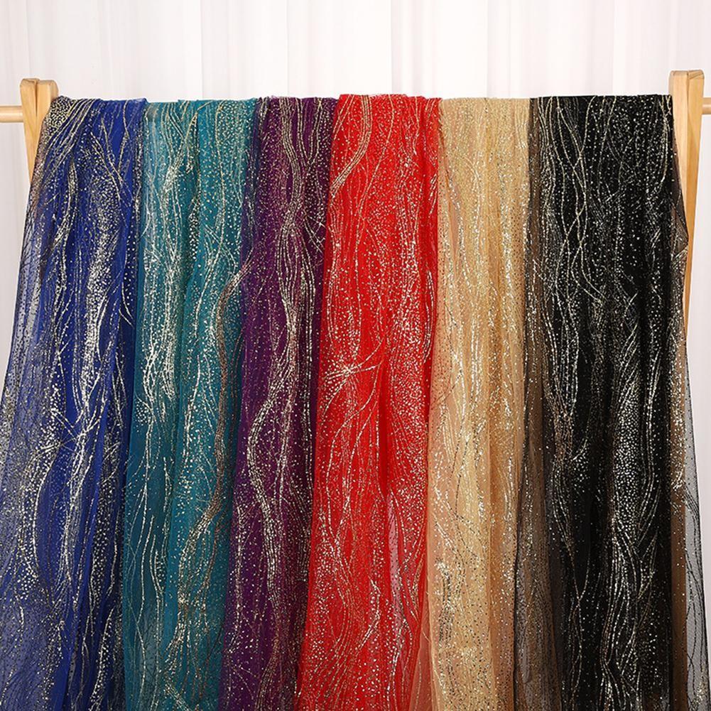 

1 Yard Mesh Fabric Exquisite Eye-catching Fashionable White
