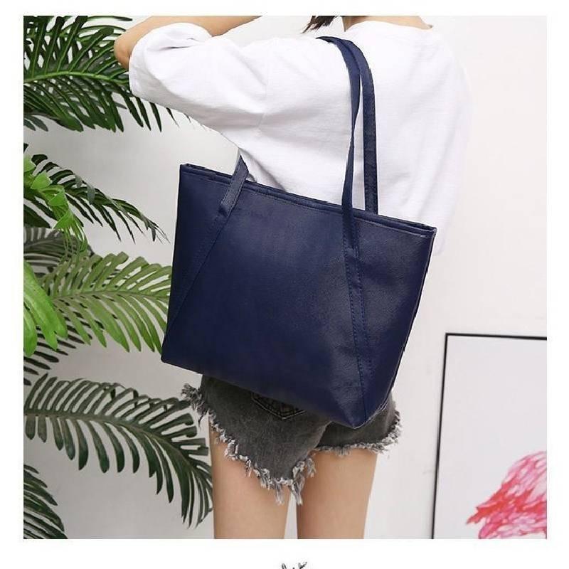 Stylish Corduroy Tote Bag For Women 2024 New Trendy Large Capacity Shoulder Bag