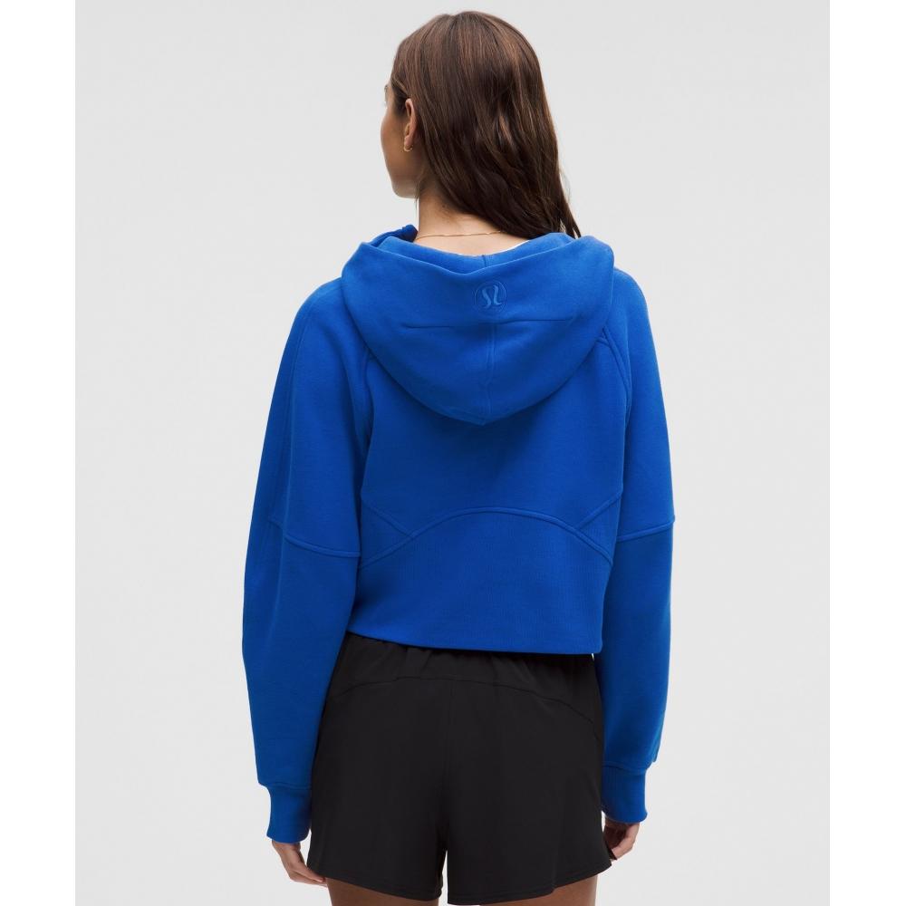 Lululemon Scuba Oversized Half Zip Hoodie Galactic Cobalt