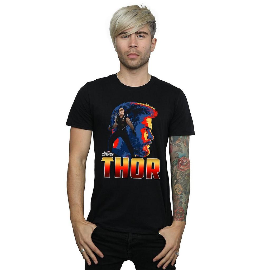 Avengers Infinity War Mens Thor Cotton T-Shirt