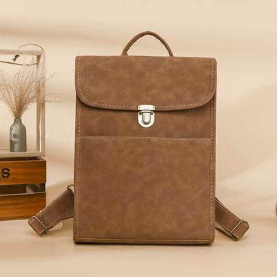 Fashion Women Backpack Vintage Leather Backpack for Teenage Girls Schoolbag Large Capacity Female Shoulder Bag Bagpack Mochila