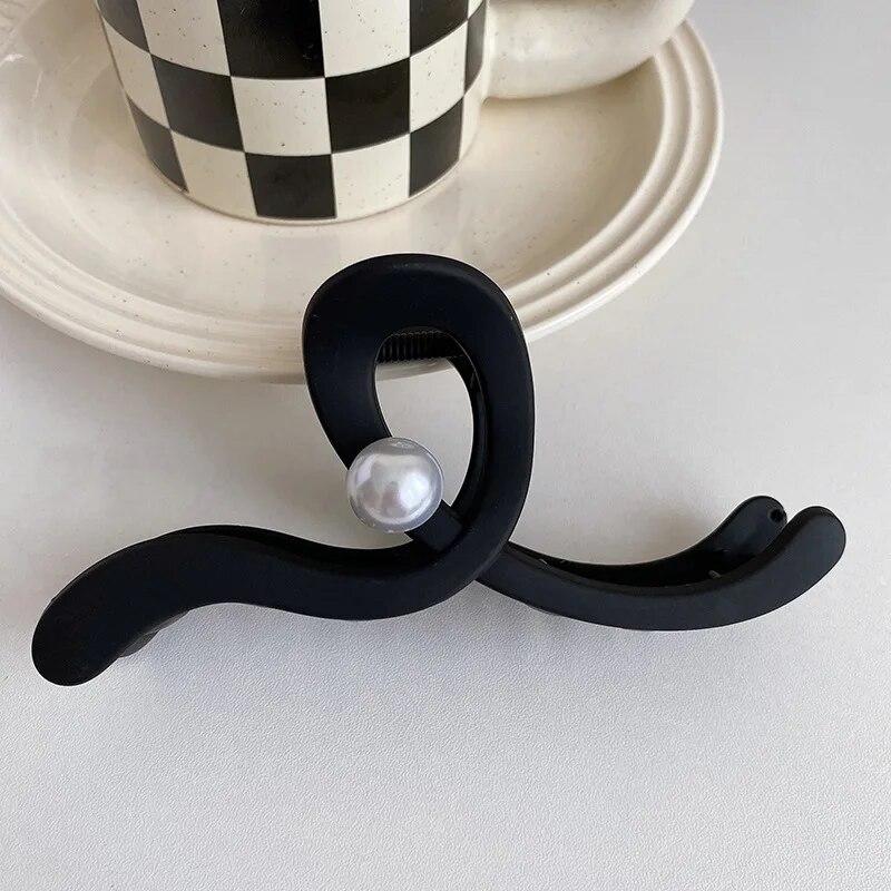 Pinces à cheveux vintage à motif géométrique creux, style crabe et requin, accessoires pour cheveux de fête pour femmes