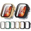 Reinforced Cover Case For Watch Fit 4 With Tempered Glass Integrated Screen Protector Guard Shockproof Easy Installation