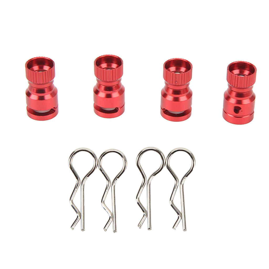 4Pcs Metal RC Body Shell Mount Column Hole Locator Magnetic Car Shell Hole Locator for PC PVC Shell