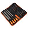 18Pcs Files Set Tool T12 Steel Metal Professional Flat Triangular Half Round Large Needle Hand File