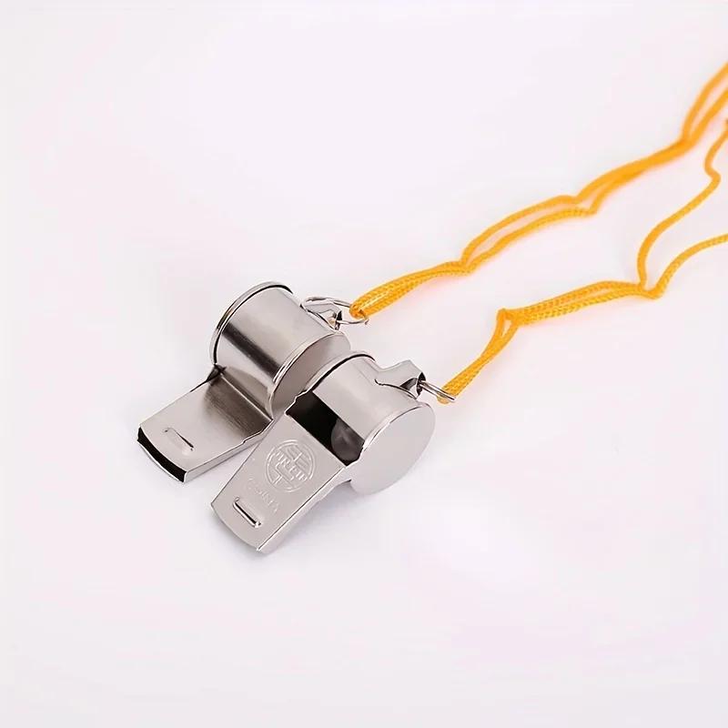 2pcs Metal Referee Whistle