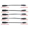 5V-12V DC5.5 x 2.1mm to DC2.5x0.7mm/3.5x1.35mm/4.0x1.7mm/4.8x1.7mm/5.5x2.5mm Power Cable Female to Male Adapter Cord