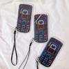 Modern Phone Pendant Key Jewelry Practical Keychain Pendant Phone Jewelry PVC Texture Present for Daily Use Party