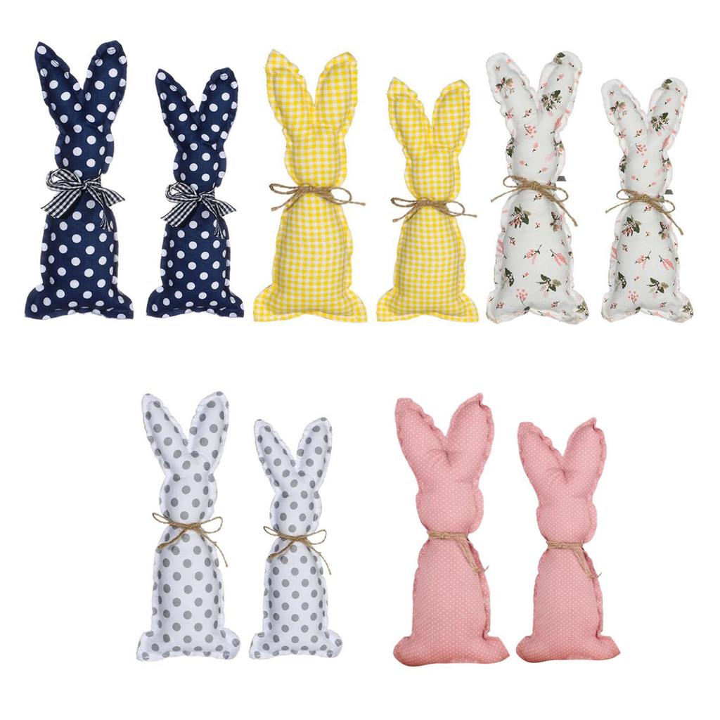 Soft Easter Rabbit Decor Bunny Ornaments Holiday Supplies for Girls Boys