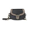 Flap Closure Leather Crossbody Shoulder Bag Women Bags Black 465392VALL12999