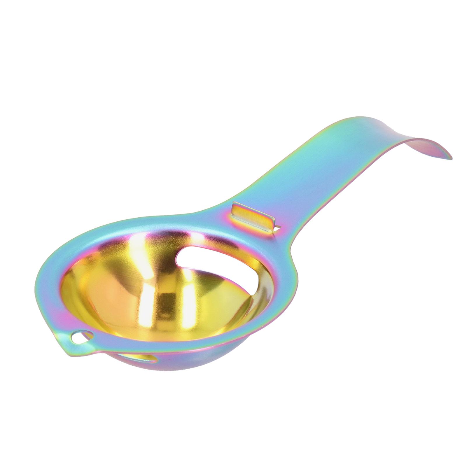 Egg   White Separator Stainless Steel Egg Divid  Strain  Filt  with   Handle for Kitchen