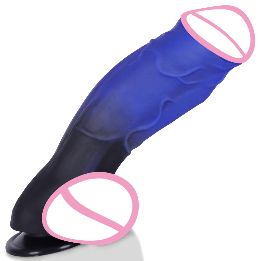 Super Large Female Simulation Big Penis Soft Silicone Dildo Adult Female Insert Sexy Masturbation Supplies Toys