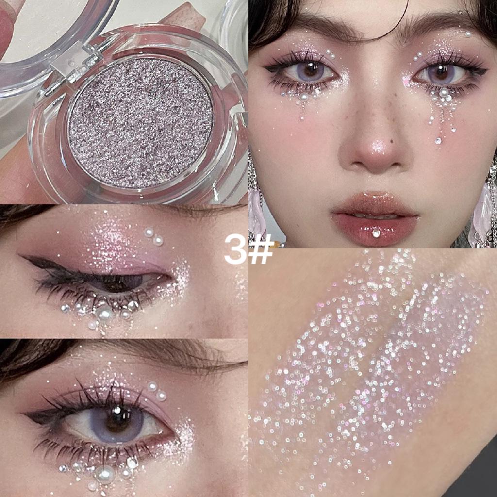 FAICCLA Fei Xi Shimmering Eyeshadow: Soft, Glutinous Texture with Bright, Highlighting Shimmer.