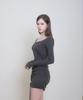 Beliar Vera Corset Dress Dark Gray